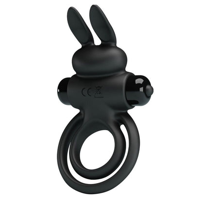 PRETTY LOVE - ANNEAU DE LAPIN VIBRATOR III POUR PÉNIS NOIR PRETTY LOVE PARTY UP