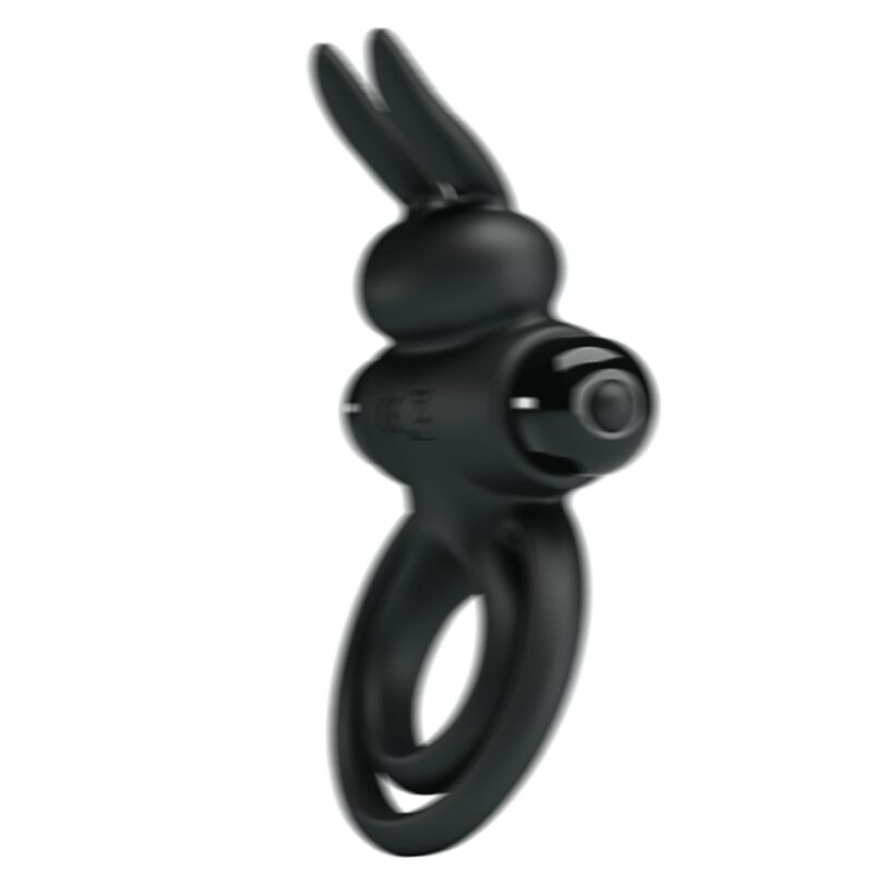 PRETTY LOVE - ANNEAU DE LAPIN VIBRATOR III POUR PÉNIS NOIR PRETTY LOVE PARTY UP