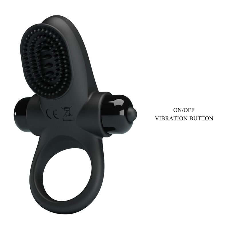 PRETTY LOVE - VIBRATOR RING II POUR LE PÉNIS NOIR PRETTY LOVE MALE