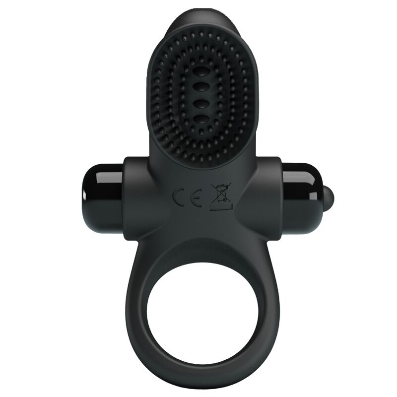 PRETTY LOVE - VIBRATOR RING II POUR LE PÉNIS NOIR PRETTY LOVE MALE