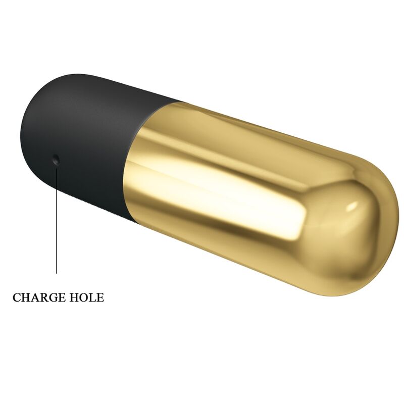 PRETTY LOVE - VIBRATEUR BULLET RECHARGEABLE DOR? PRETTY LOVE BOTTOM