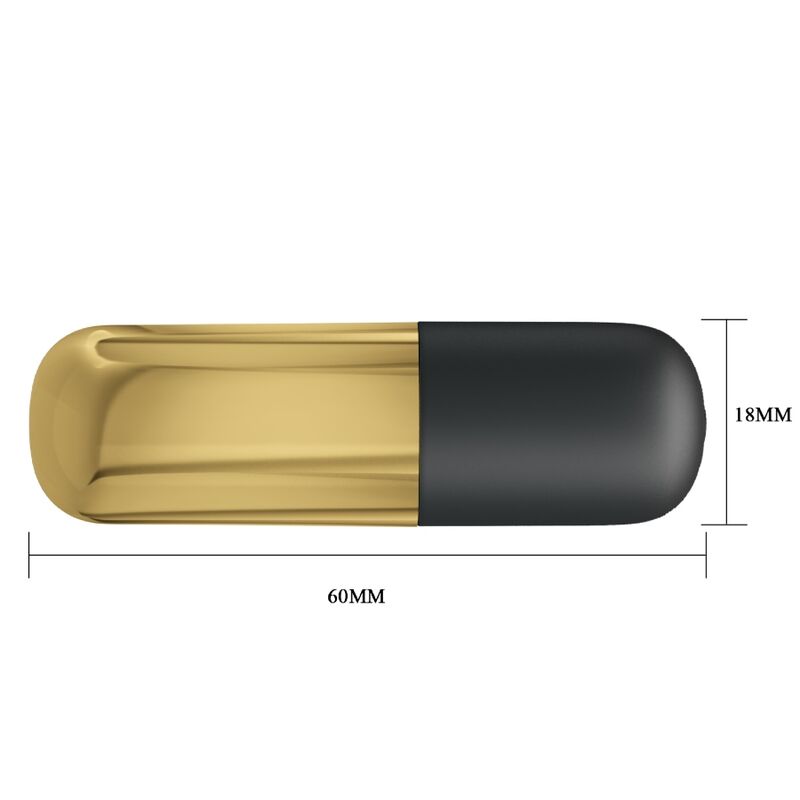 PRETTY LOVE - VIBRATEUR BULLET RECHARGEABLE DOR? PRETTY LOVE BOTTOM