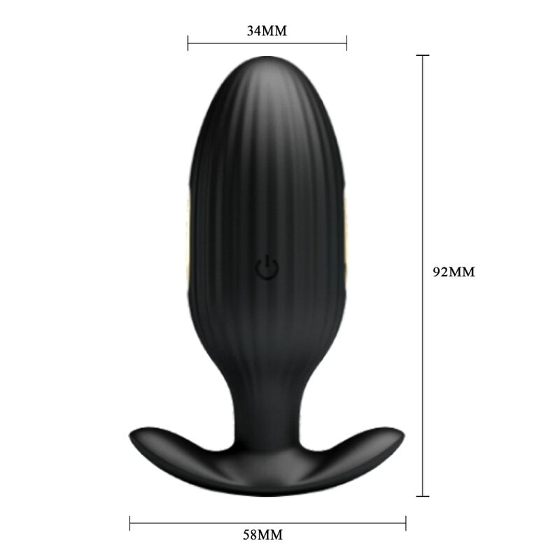 PRETTY LOVE - PLUG ANAL CONTRÔLÉ PAR APPLICATION JEFFERSON NOIR PRETTY LOVE BOTTOM
