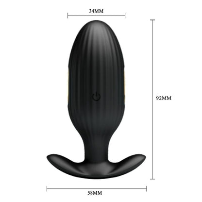 PRETTY LOVE - PLUG ANAL CONTRÔLÉ PAR APPLICATION JEFFERSON NOIR PRETTY LOVE BOTTOM
