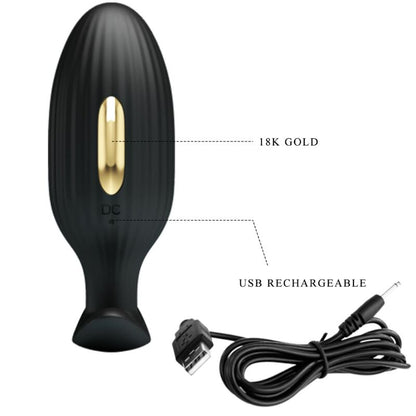 PRETTY LOVE - PLUG ANAL CONTRÔLÉ PAR APPLICATION JEFFERSON NOIR PRETTY LOVE BOTTOM