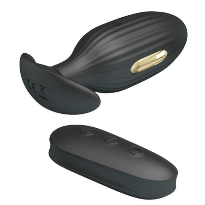 PRETTY LOVE - VIBRATEUR ANAL RECHARGEABLE KELLY PLUG NOIR PRETTY LOVE BOTTOM