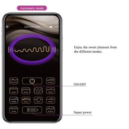 PRETTY LOVE - OEUF VIBRANT NYMPHE APP CONTRÔLÉ VIOLET PRETTY LOVE BOTTOM