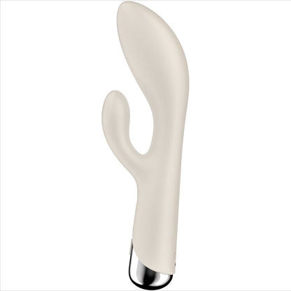 SATISFYER - SPINNING RABBIT 1 CLITORIS ET STIMULATION DU POINT G BEIGE SATISFYER VIBRATOR