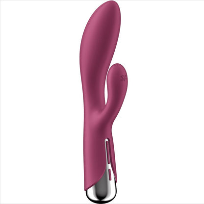 SATISFYER - SPINNING RABBIT 1 CLITORIS ET STIMULATION DU POINT G ROUGE SATISFYER VIBRATOR