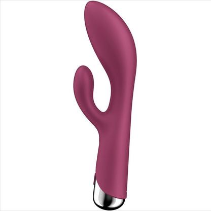 SATISFYER - SPINNING RABBIT 1 CLITORIS ET STIMULATION DU POINT G ROUGE SATISFYER VIBRATOR