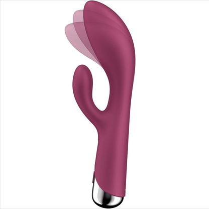 SATISFYER - SPINNING RABBIT 1 CLITORIS ET STIMULATION DU POINT G ROUGE SATISFYER VIBRATOR