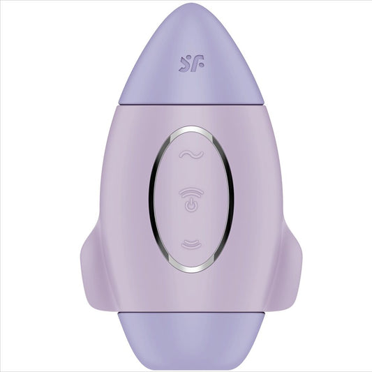 SATISFYER - MISSION CONTROL PETIT VIBRATEUR  DOUBLE IMPULSION LILAS SATISFYER VIBRATOR
