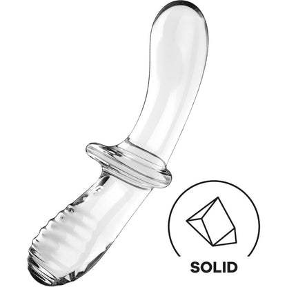 SATISFYER - GODE DOUBLE CRISTAL TRANSPARENT SATISFYER CRYSTAL