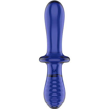 SATISFYER - GODE DOUBLE CRISTAL BLEU SATISFYER CRYSTAL
