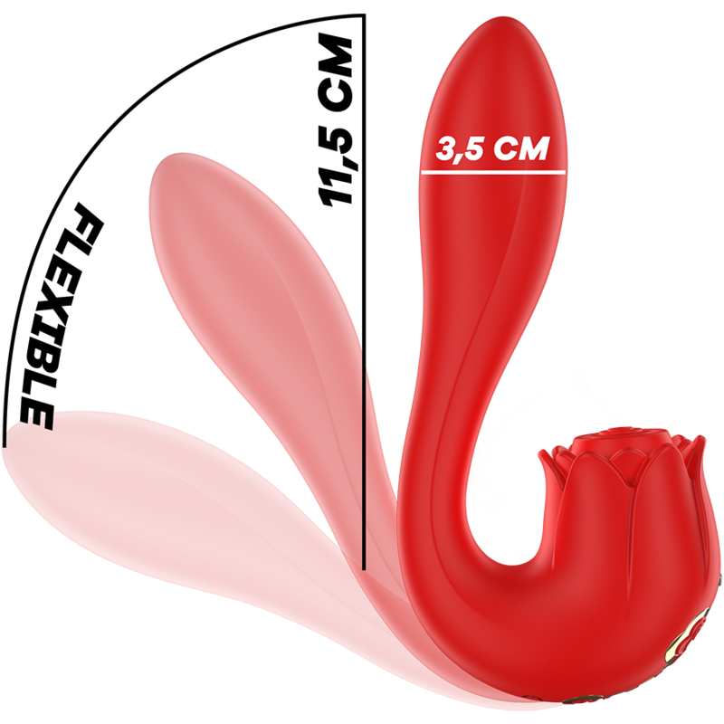 MIA - SELENA STIMULATEUR VIBRANT + TAPPING ROUGE MIA