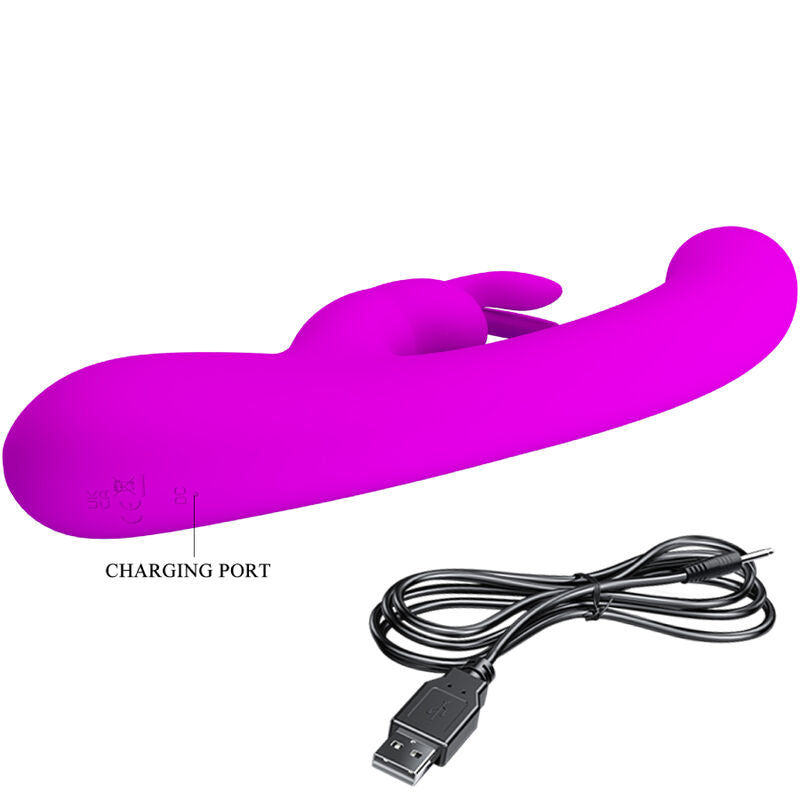 PRETTY LOVE - VIBRATEUR LAMAR LAPIN ET SPOT G VIOLET PRETTY LOVE FLIRTATION