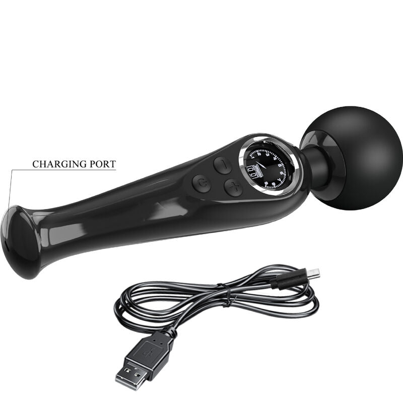 PRETTY LOVE - BAGUETTE VIBRATEUR SKYLER NOIR PRETTY LOVE LED