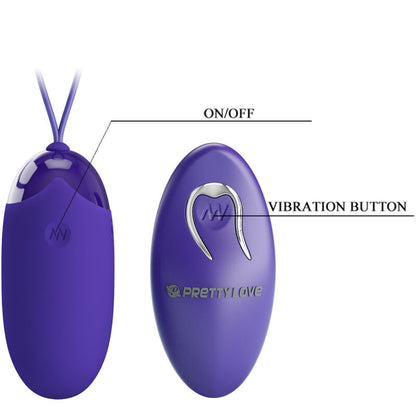 PRETTY LOVE - BERGER YOUTH OEUF VIBRANT TÉLÉCOMMANDÉ VIOLET PRETTY LOVE YOUTH