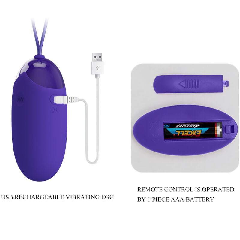 PRETTY LOVE - BERGER YOUTH OEUF VIBRANT TÉLÉCOMMANDÉ VIOLET PRETTY LOVE YOUTH