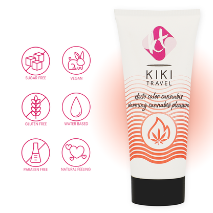 KIKÍ TRAVEL - CANNABIS LUBRIFIANT EFFET CHAUD 50 ML KIKÍ TRAVEL