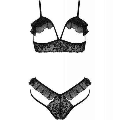 PASSION - ENSEMBLE DOLLY DEUX PIÈCES NOIR L/XL PASSION WOMAN SETS