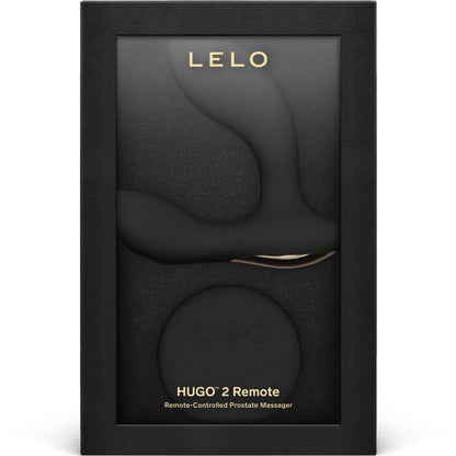 LELO - TÉLÉCOMMANDE DE MASSEUR DE PROSTATE HUGO 2 NOIR LELO