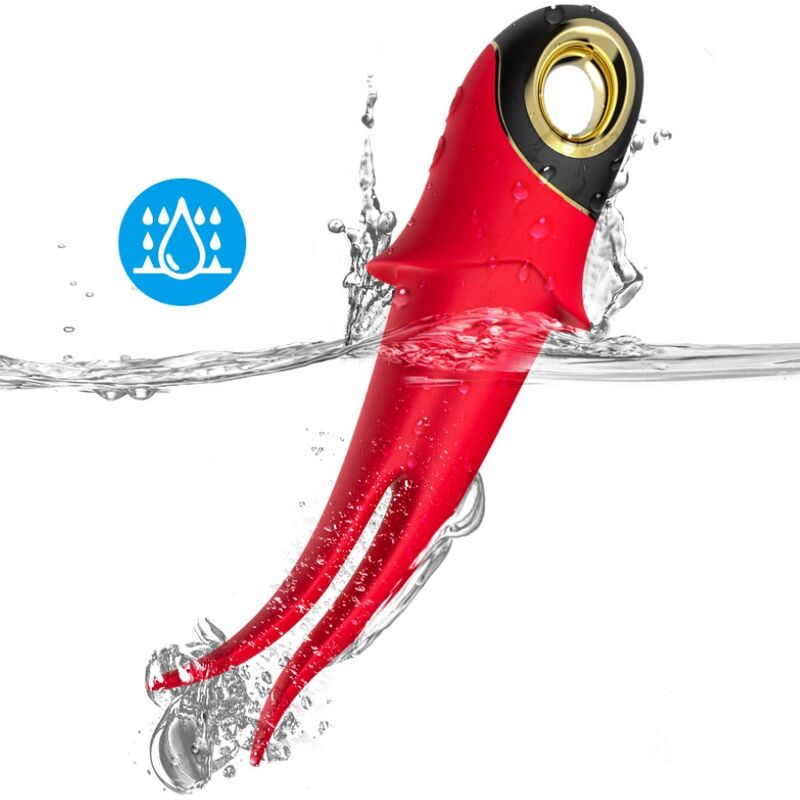 ARMONY - VIBRATEUR SHADOW DOUBLE TÊTE TEASING ROUGE ARMONY VIBRATORS
