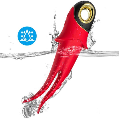 ARMONY - VIBRATEUR SHADOW DOUBLE TÊTE TEASING ROUGE ARMONY VIBRATORS