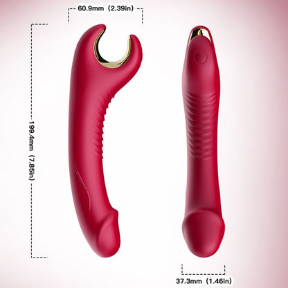 ARMONY - VIBRATEUR & ROTATEUR PRINCE DILDO ROUGE ARMONY VIBRATORS