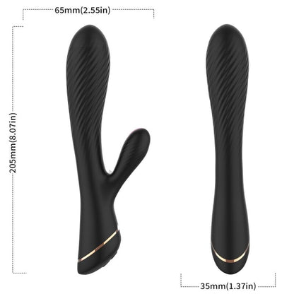ARMONY - VIBRATEUR LAPIN SILICONE NOIR ARMONY VIBRATORS