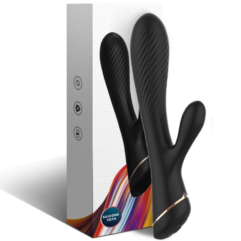ARMONY - VIBRATEUR LAPIN SILICONE NOIR ARMONY VIBRATORS