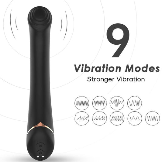ARMONY - VIBRATEUR FALT HEAD SILICONE NOIR ARMONY VIBRATORS