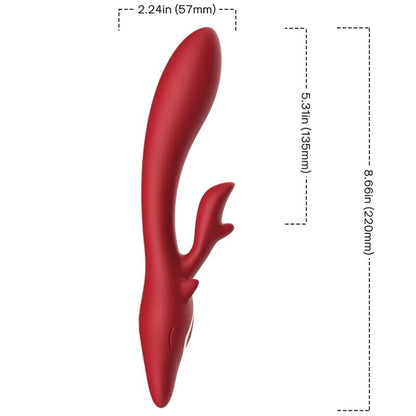 ARMONY - VIBRATEUR ELK RABBIT COURBE ROUGE ARMONY VIBRATORS
