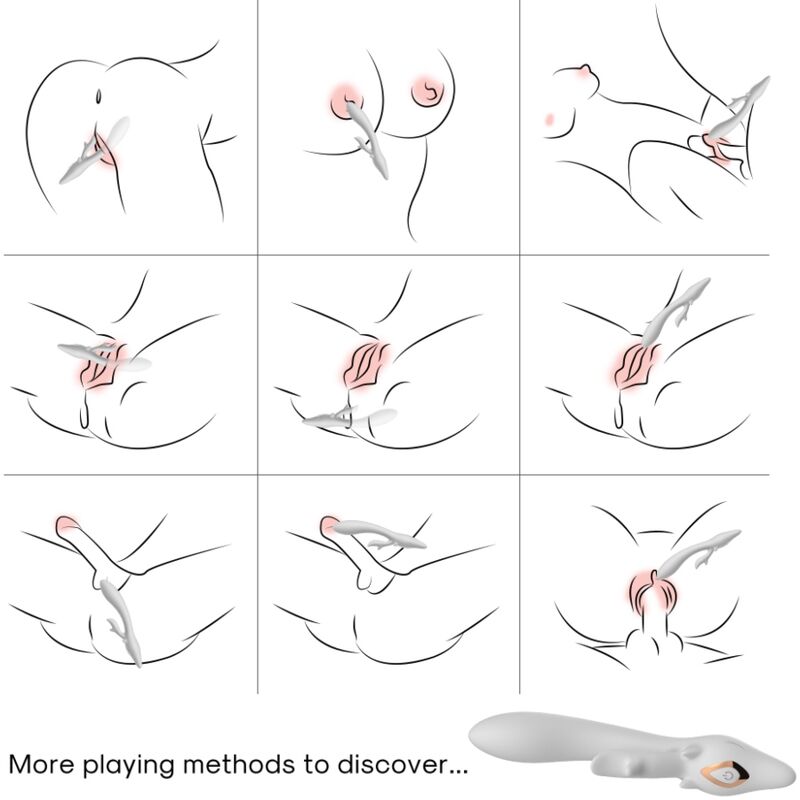 ARMONY - VIBRATEUR ELK RABBIT COURBE ROUGE ARMONY VIBRATORS