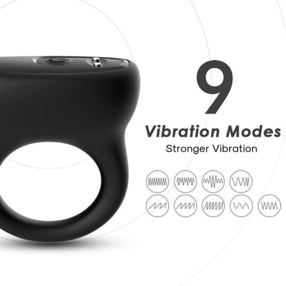 ARMONY - ANNEAU VIBRATEUR NOIR ARMONY FOR HIM