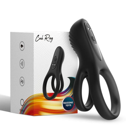 ARMONY - VIBRATEUR DOUBLE ANNEAU NOIR ARMONY FOR HIM