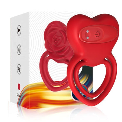 ARMONY - ANNEAU VIBRATEUR COEUR ROUGE ARMONY FOR HIM