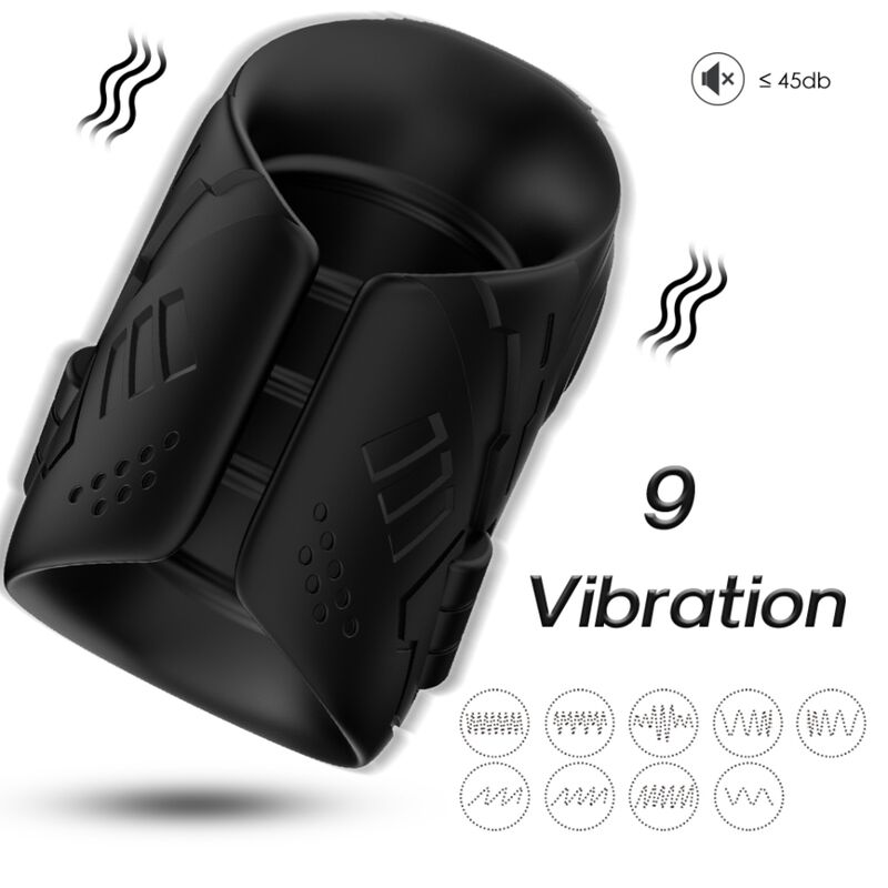 ARMONY - MASTURBATEUR & VIBRATEUR NOIR ARMONY FOR HIM