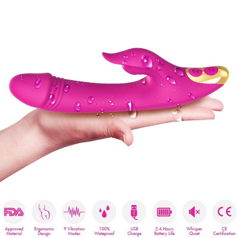 ARMONY - VENTOUSE LOVE CLITORIS & POINT G FUCHSIA ARMONY STIMULATORS