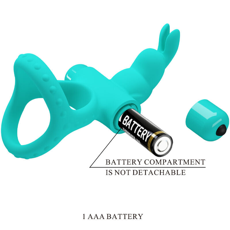 PRETTY LOVE - ANNEAU VIBRATEUR LAPIN VERT FIGGY PRETTY LOVE MALE