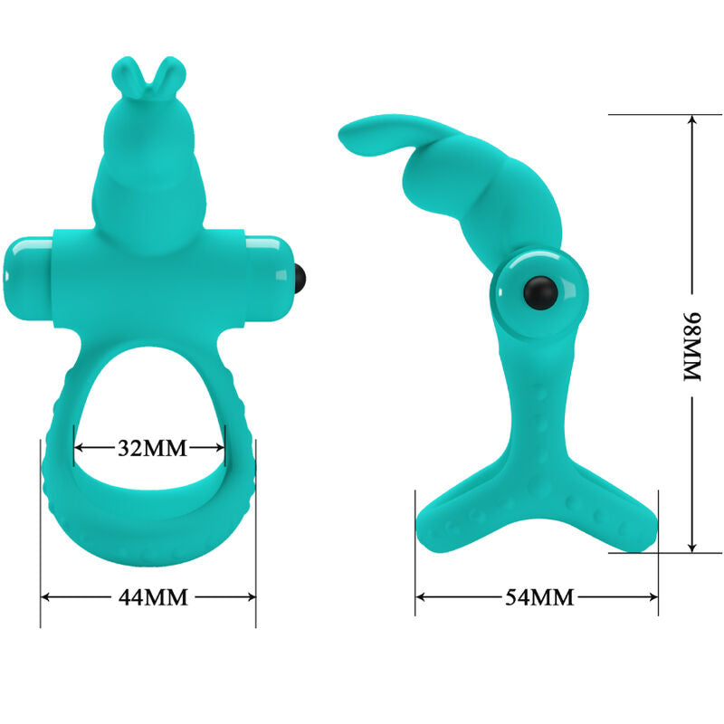 PRETTY LOVE - ANNEAU VIBRATEUR LAPIN VERT FIGGY PRETTY LOVE MALE