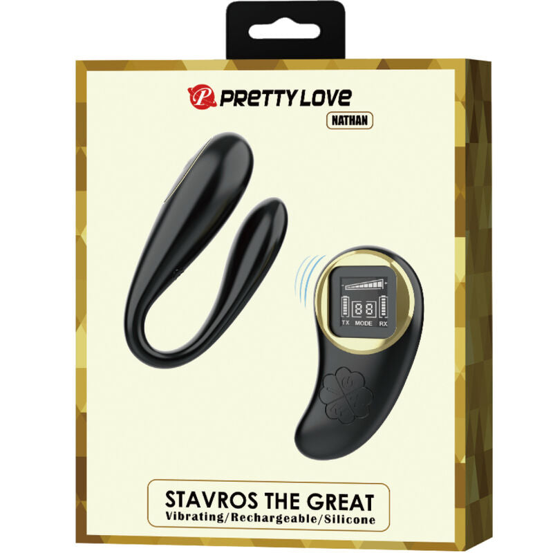PRETTY LOVE - TÉLÉCOMMANDE VIBRATEUR NATHAN DOUBLE PLAISIR PRETTY LOVE C-TYPE