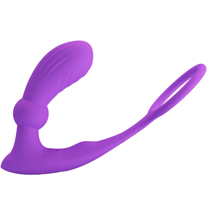 PRETTY LOVE - BAGUE WARREN ET VIBRATEUR ANAL VIOLET PRETTY LOVE BOTTOM