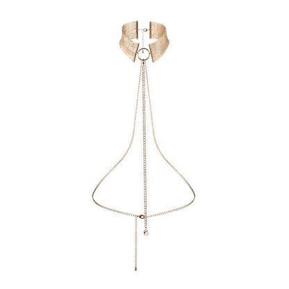 BIJOUX - DÉSIR MÉTALLIQUE COLLIER MÉTALLISÉ DORÉ BIJOUX DESIRE METALLIQUE