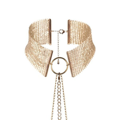 BIJOUX - DÉSIR MÉTALLIQUE COLLIER MÉTALLISÉ DORÉ BIJOUX DESIRE METALLIQUE