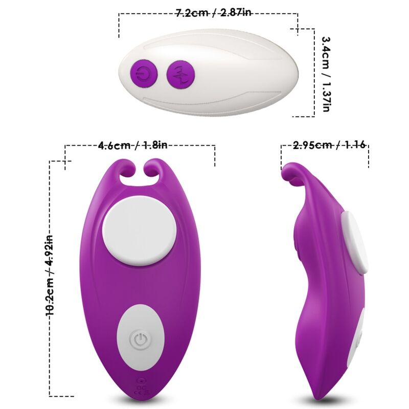 ARMONY - HONEYBEE WEARABLE PANTIES VIBRATEUR G-SPOT TÉLÉCOMMANDE VIOLET ARMONY WEARABLES