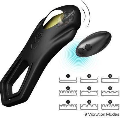 ARMONY - TÉLÉCOMMANDE DOUBLE ANNEAU VIBRATEUR ROADSTER NOIR ARMONY FOR HIM