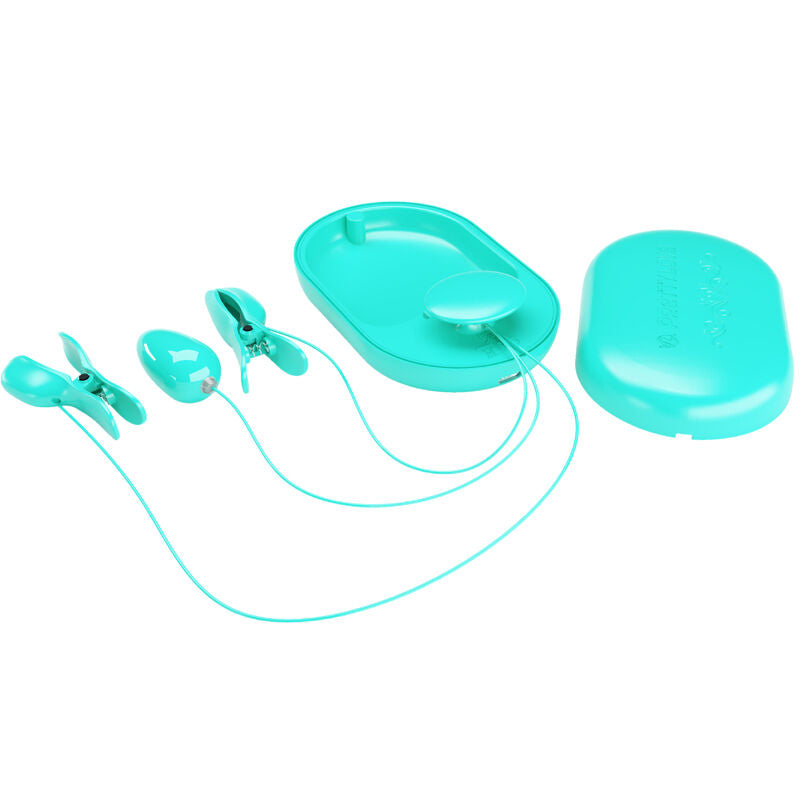 PRETTY LOVE - BOITE SURPRISE PINCE A ELECTRO STIMULATION BLEUE PRETTY LOVE FLIRTATION
