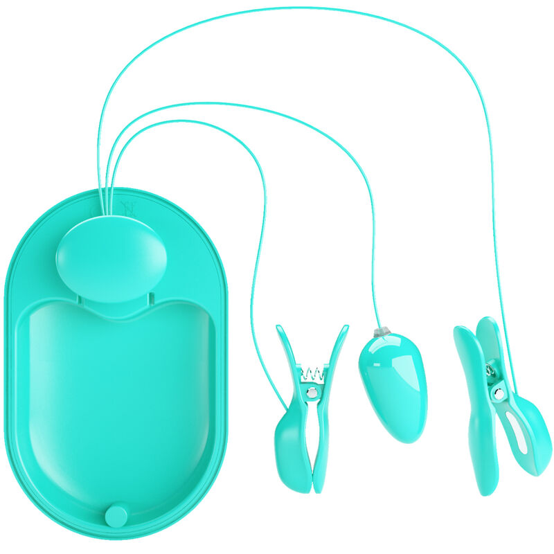 PRETTY LOVE - BOITE SURPRISE PINCE A ELECTRO STIMULATION BLEUE PRETTY LOVE FLIRTATION