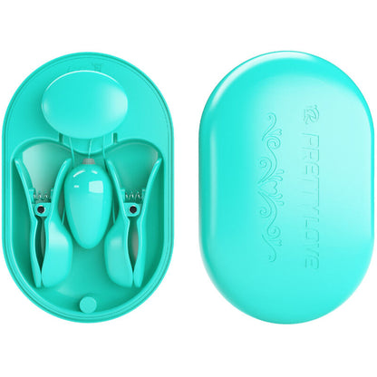 PRETTY LOVE - BOITE SURPRISE PINCE A ELECTRO STIMULATION BLEUE PRETTY LOVE FLIRTATION